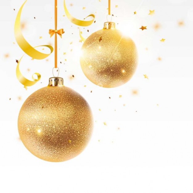 Christmas gilded Holiday glittering christmas balls about Christmas and holiday season Opinions